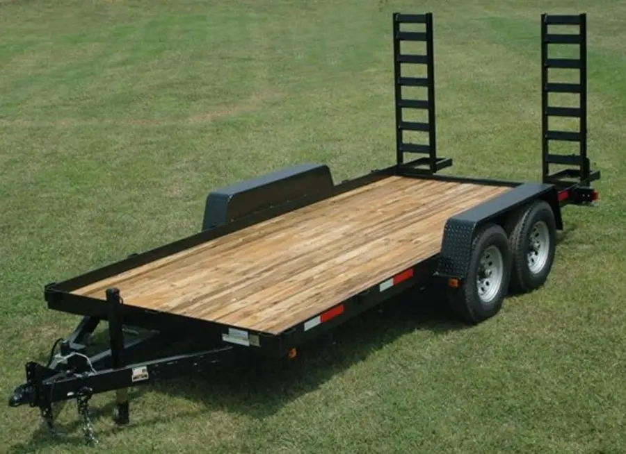 12K Lowboy skidsteer trailer